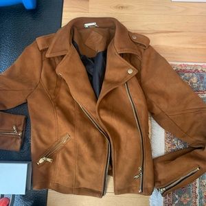 Faux Suede Jacket